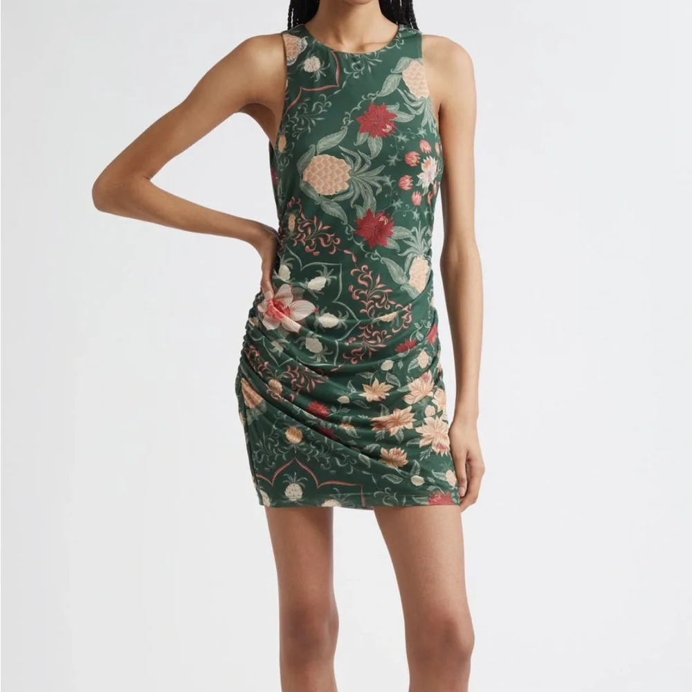 rio bodycon dress FARM | Dresses | Farm Rio Pineapple Garden Stretch Tulle Nwt Size Xl Better-Than-A-Slip Dress (Size):XS length design Kendall Jenner Black Asymmetrical Best Selling Evening Dresses